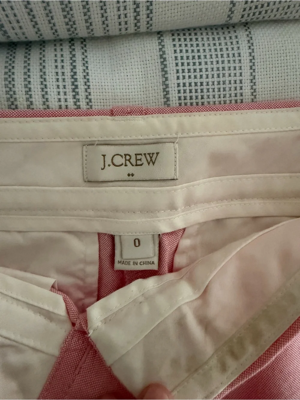 J. Crew Pink Cotton Blend Bermuda Shorts